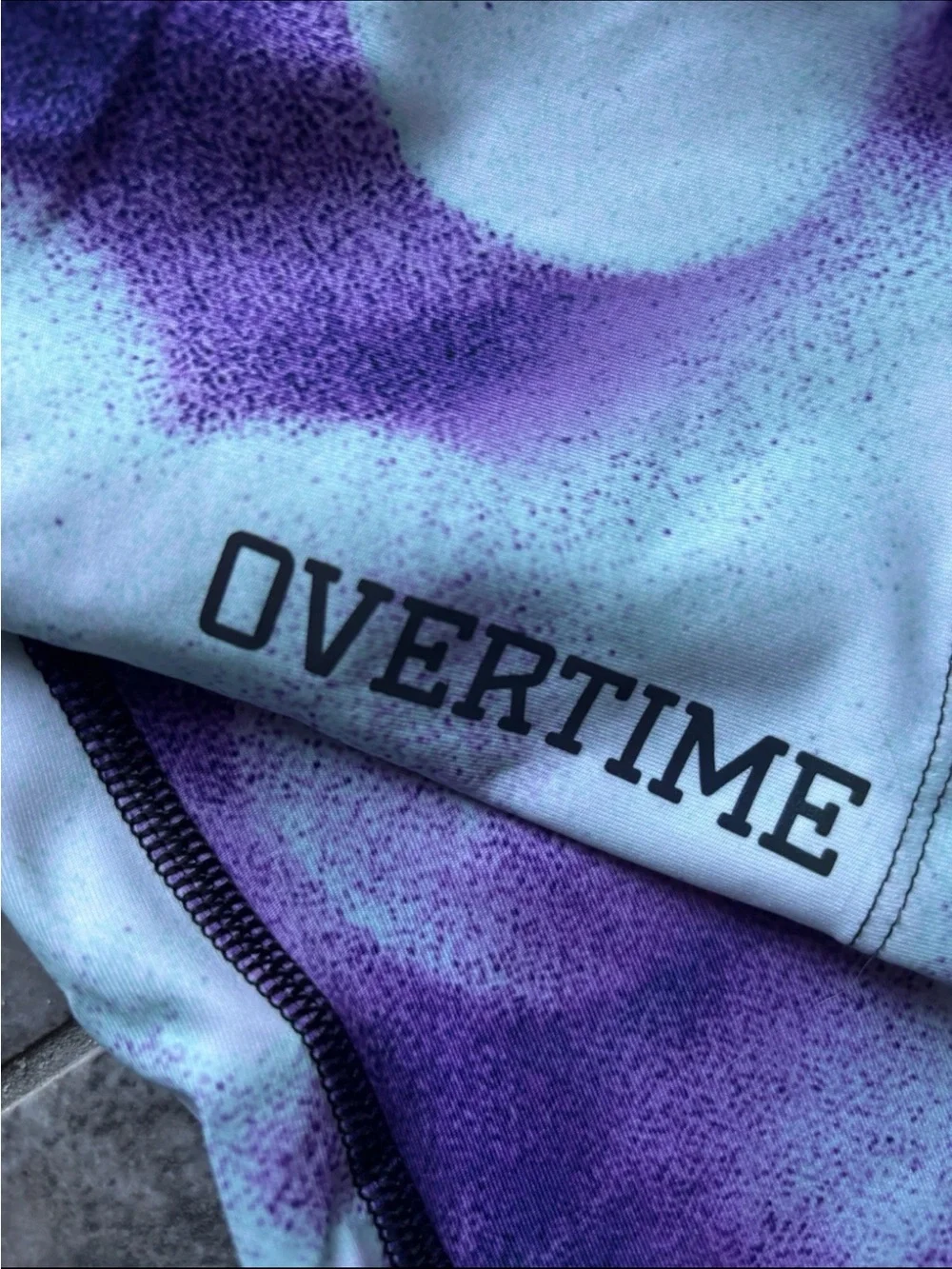 Adidas Overtime Into The Spotlight 3/4 Compression Cycling Tights Purple MEN XXL